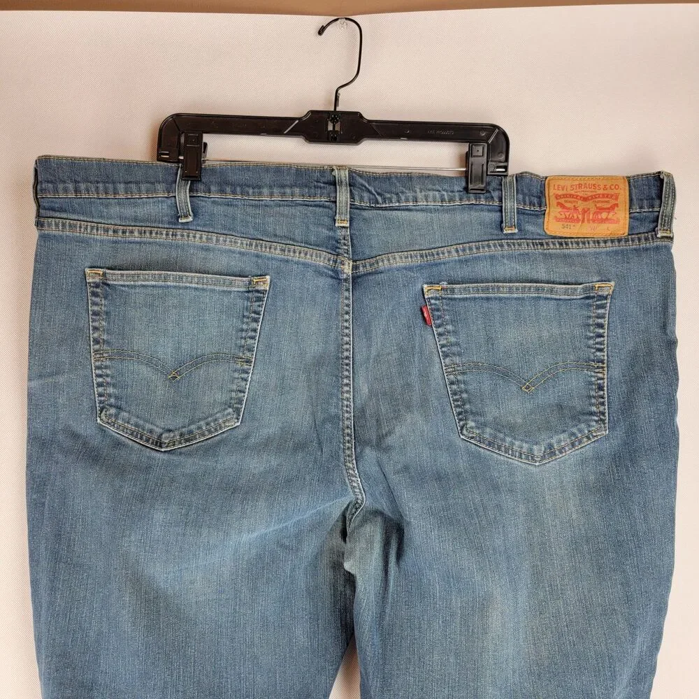 Levi's 541 Mens Size 52x30 Athletic Taper Fit Denim Jeans